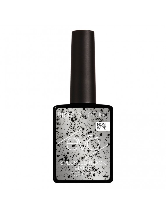 EVO SPECKLED BLACK MATTE TOP COAT NON-WIPE